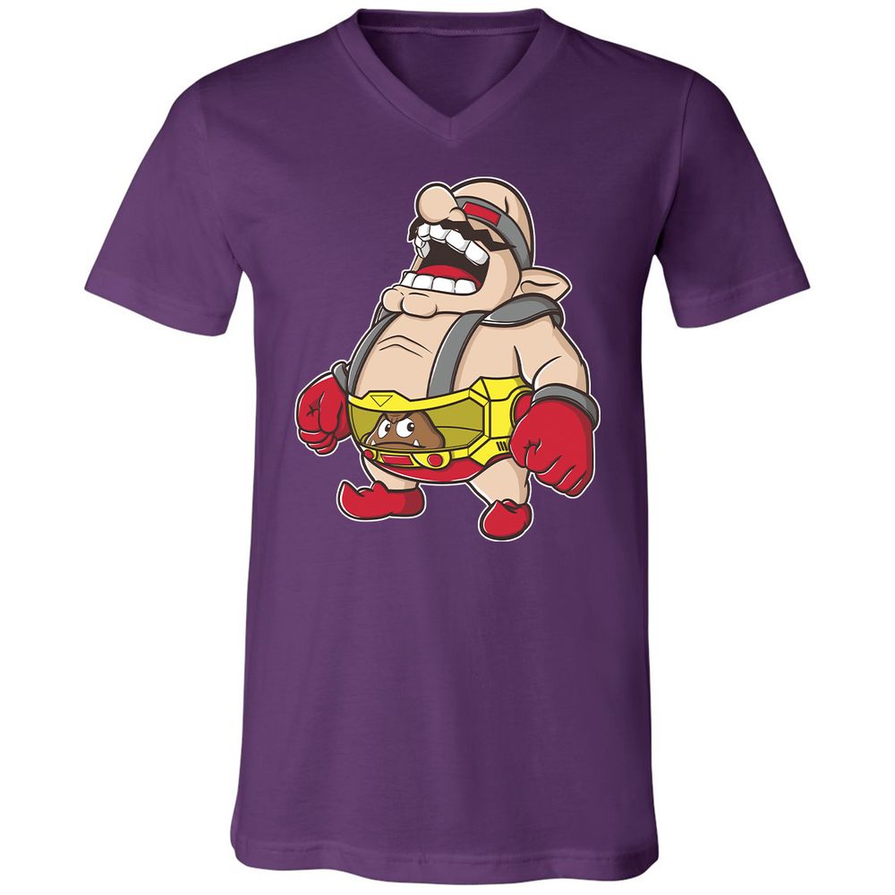 Unisex V-Neck T-Shirt - CGS5X22Z - Team Purple - 9