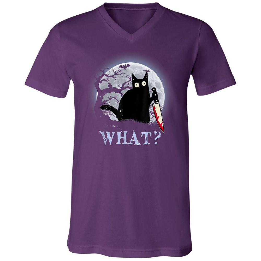 Unisex V-Neck T-Shirt - TD2868K7 - Team Purple - 9