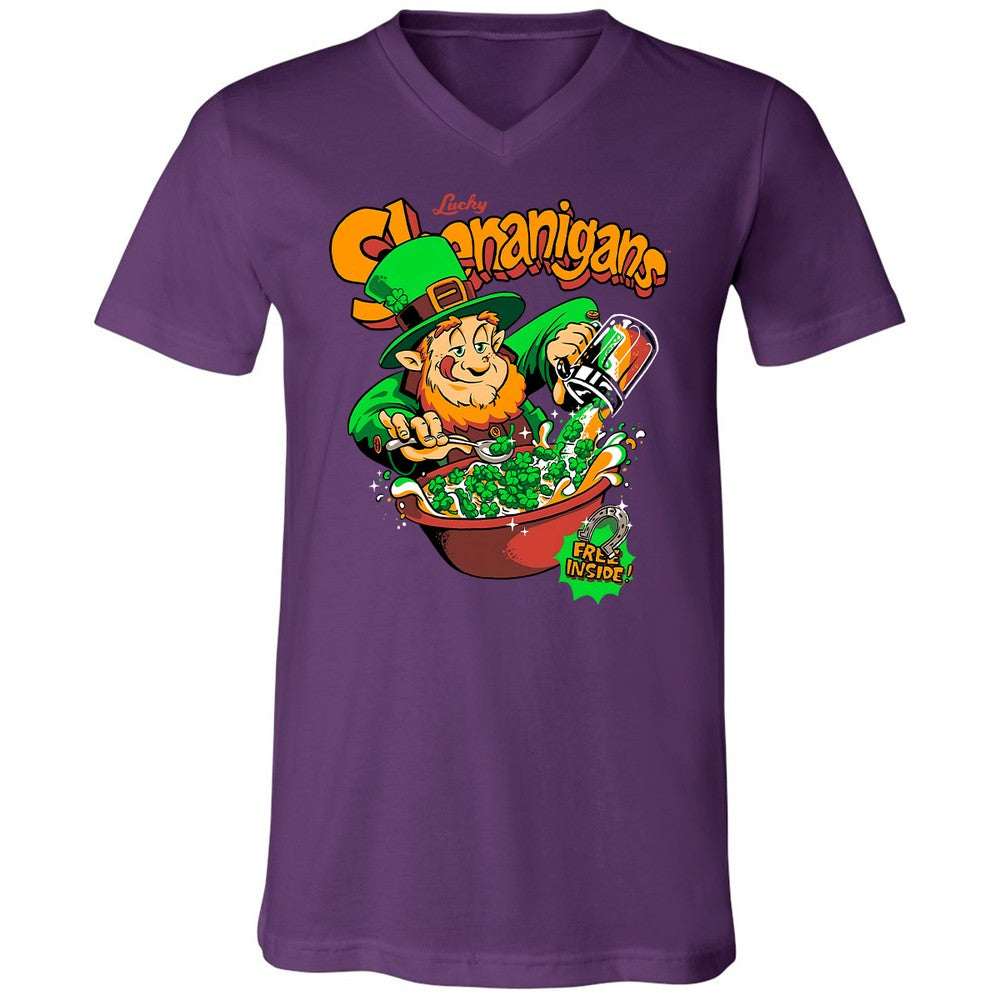 Unisex V-Neck T-Shirt - JXLRL8D3 - Team Purple - 9