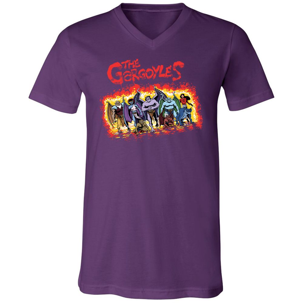Unisex V-Neck T-Shirt - MF1J2WV2 - Team Purple - 9