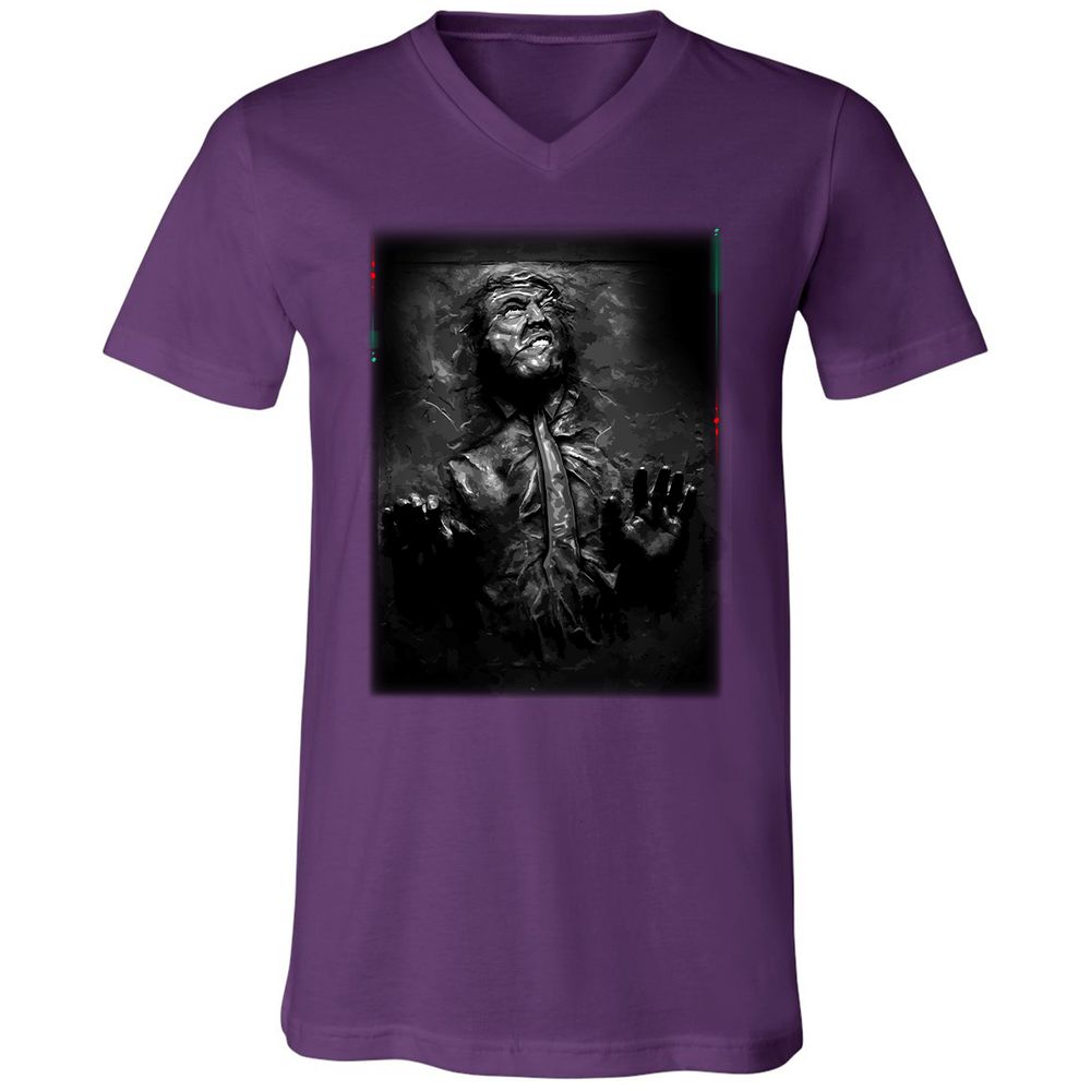 Unisex V-Neck T-Shirt - 2WBVV9WD - Team Purple - 9
