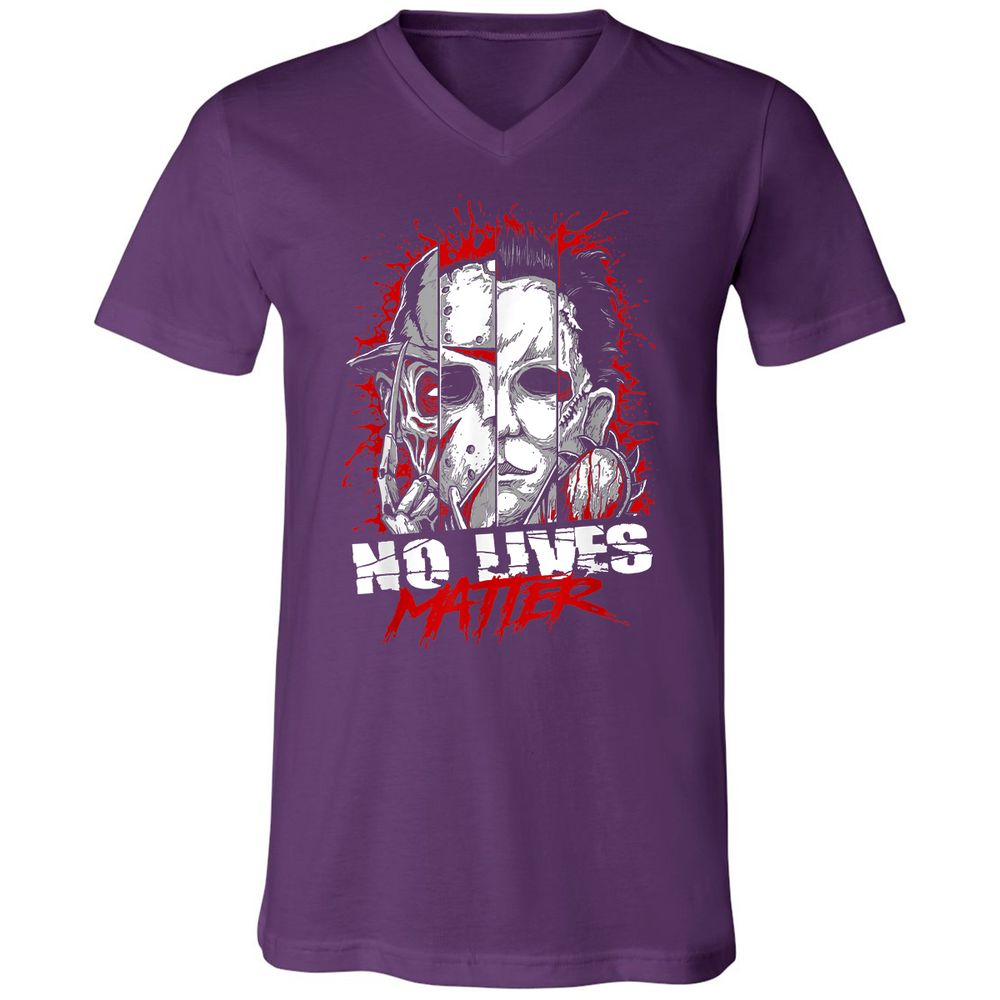 Unisex V-Neck T-Shirt - RLF9DXWE - Team Purple - 9