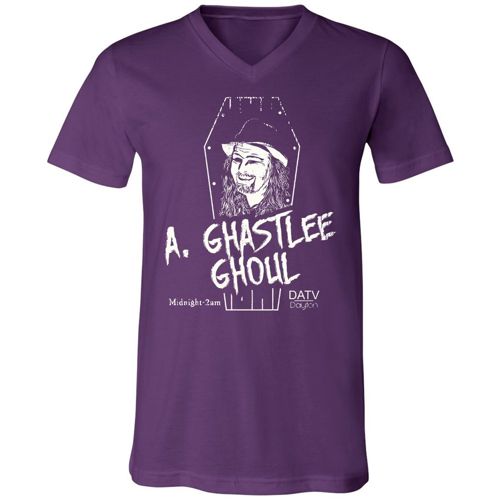 Unisex V-Neck T-Shirt - 3RVJ42AM - Team Purple - 9