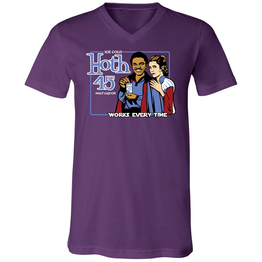 Unisex V-Neck T-Shirt - RY51NY1N - Team Purple - 9