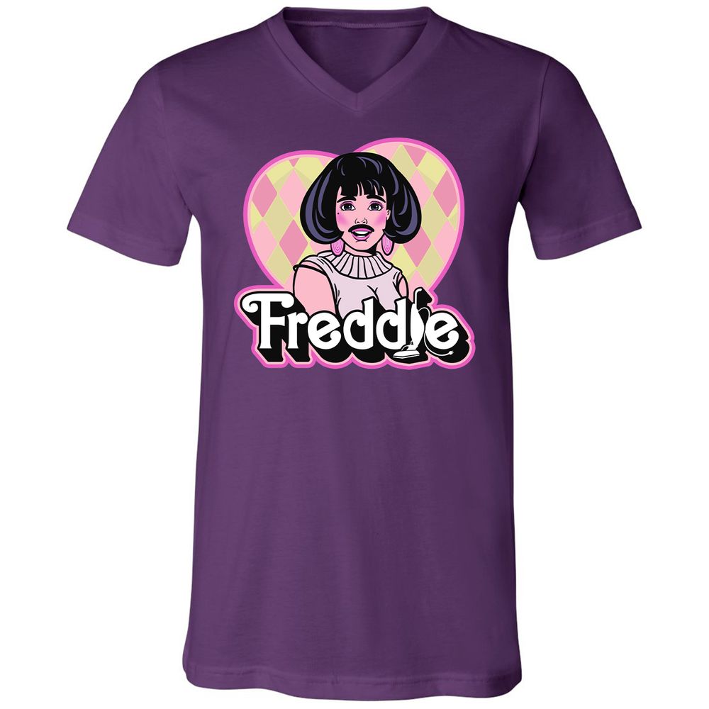 Unisex V-Neck T-Shirt - XN3U4MNA - Team Purple - 9