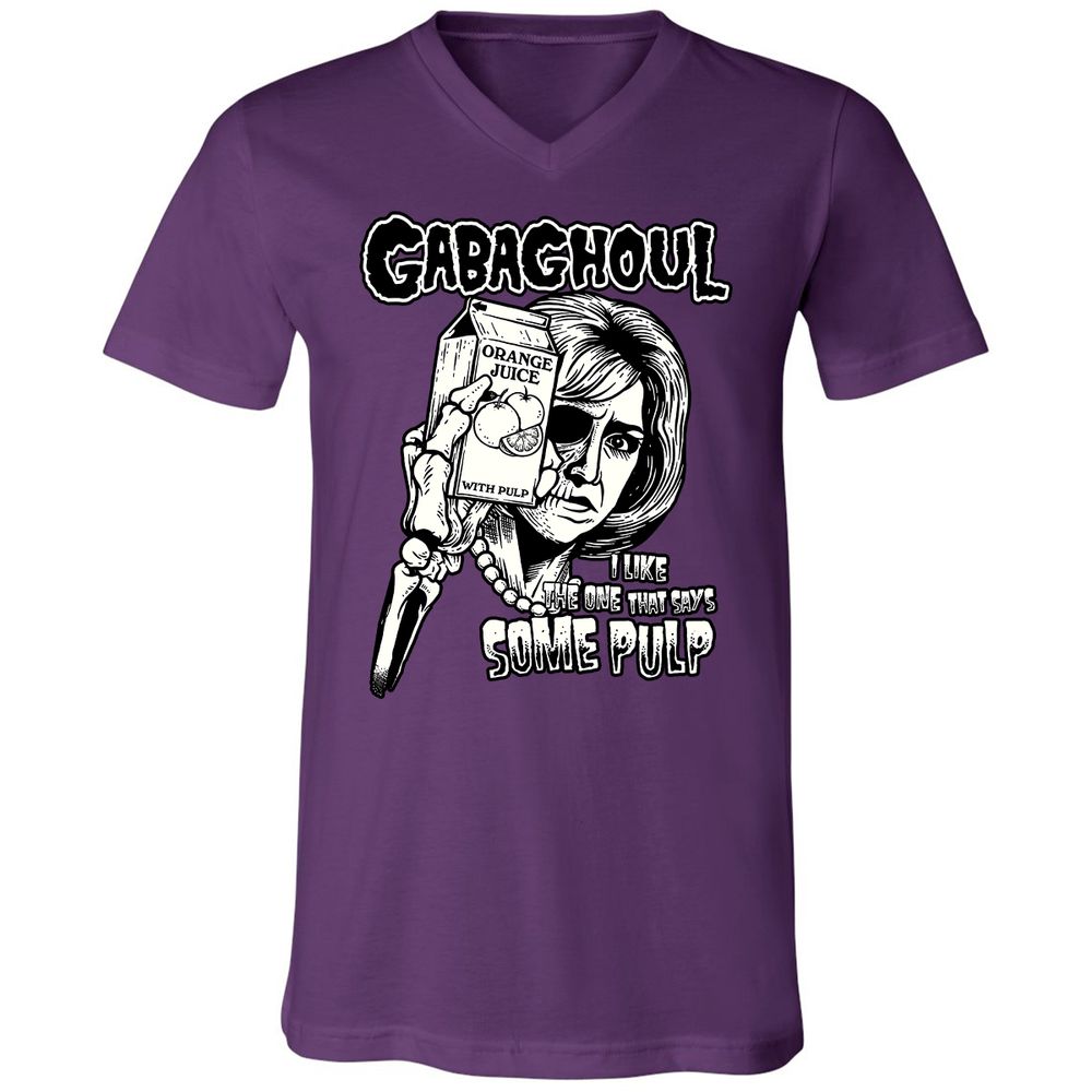 Unisex V-Neck T-Shirt - YJXC7BXC - Team Purple - 9