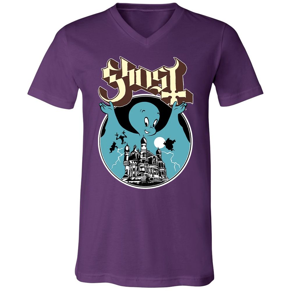 Unisex V-Neck T-Shirt - JWCS5191 - Team Purple - 9