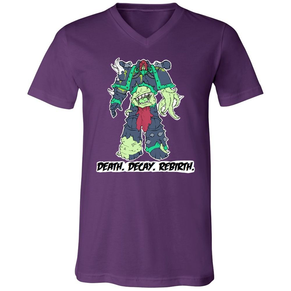 Unisex V-Neck T-Shirt - USC86S7Q - Team Purple - 9