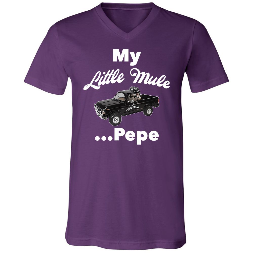 Unisex V-Neck T-Shirt - Q659RRPE - Team Purple - 9