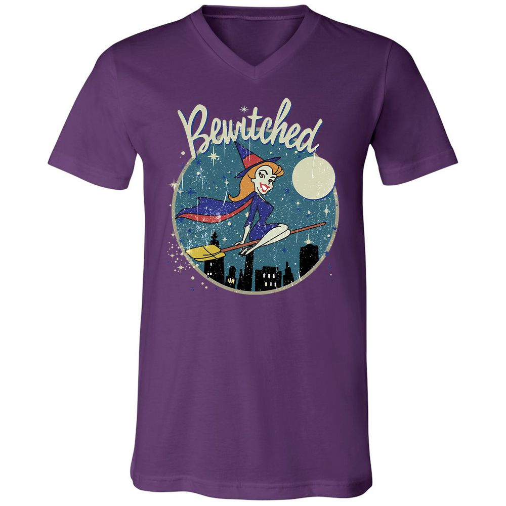 Unisex V-Neck T-Shirt - 1FGLLJNB - Team Purple - 9