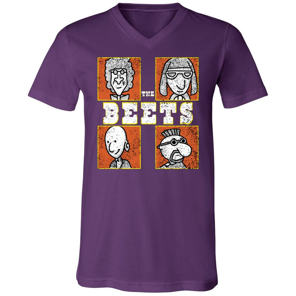 Unisex V-Neck T-Shirt - DE939491 - Team Purple - 9