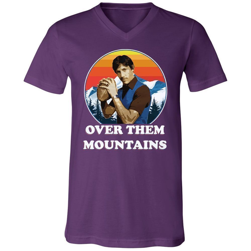 Unisex V-Neck T-Shirt - FXZF48R9 - Team Purple - 9
