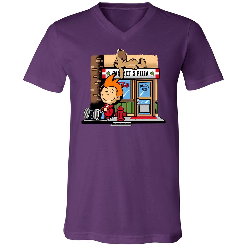 Unisex V-Neck T-Shirt - UCC41M6Y - Team Purple - 9