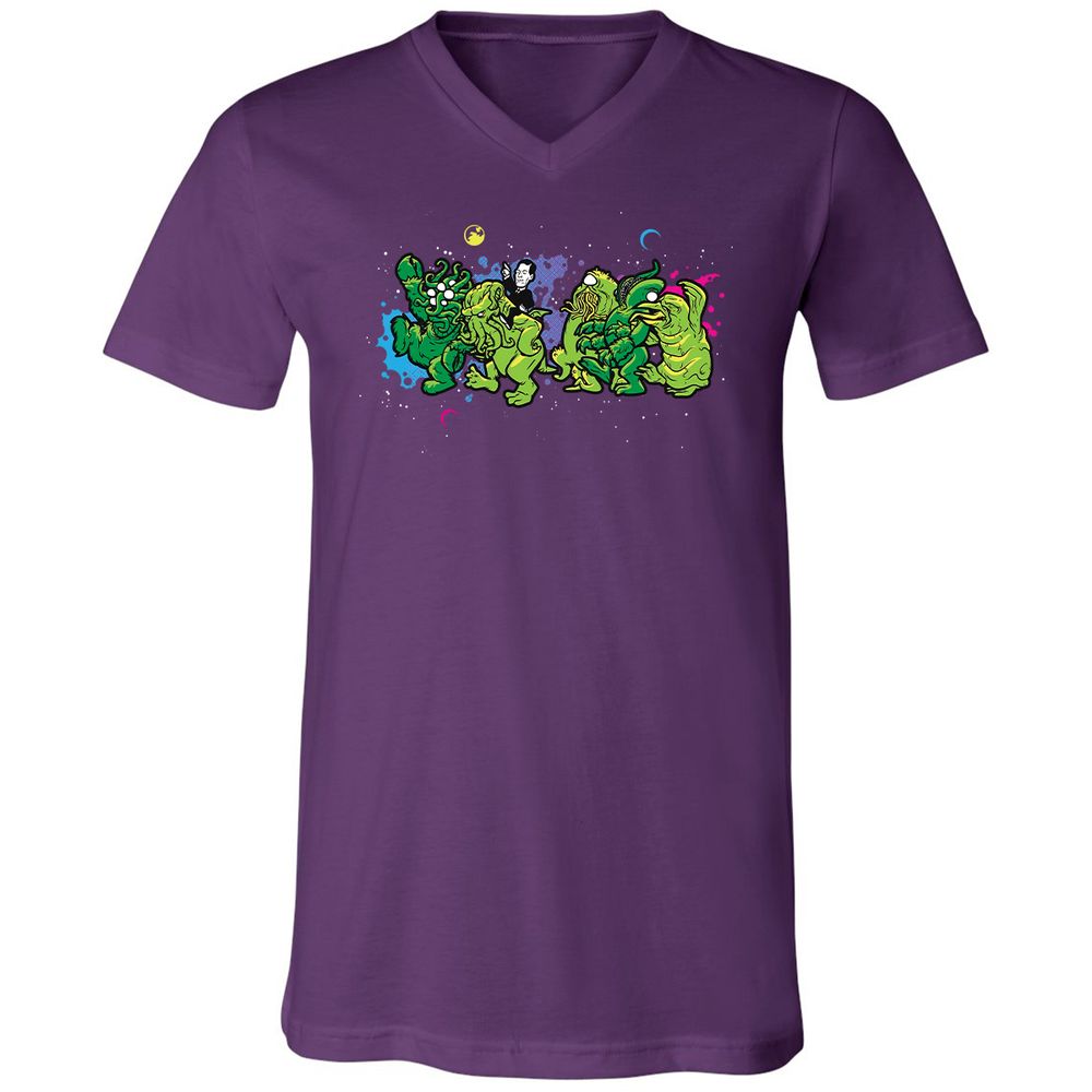 Unisex V-Neck T-Shirt - MMXC952W - Team Purple - 9