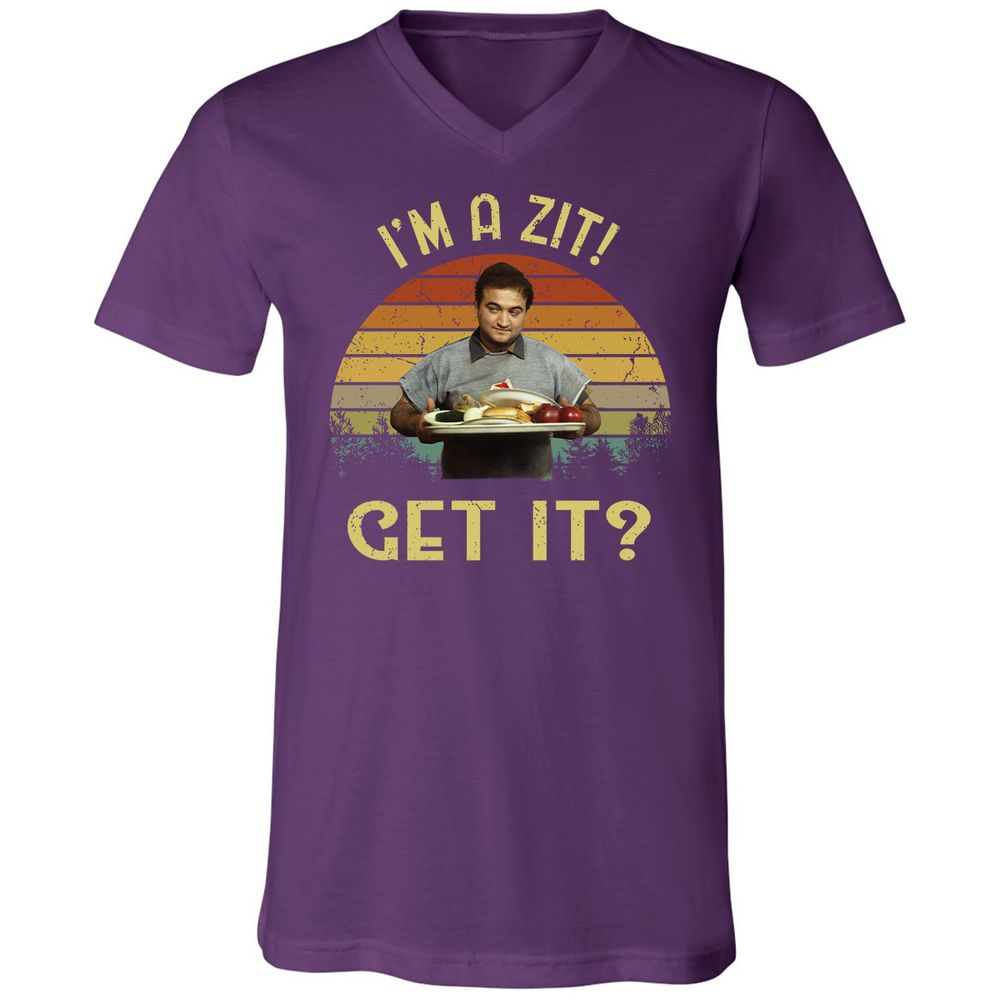 Unisex V-Neck T-Shirt - PFFD42LY - Team Purple - 9