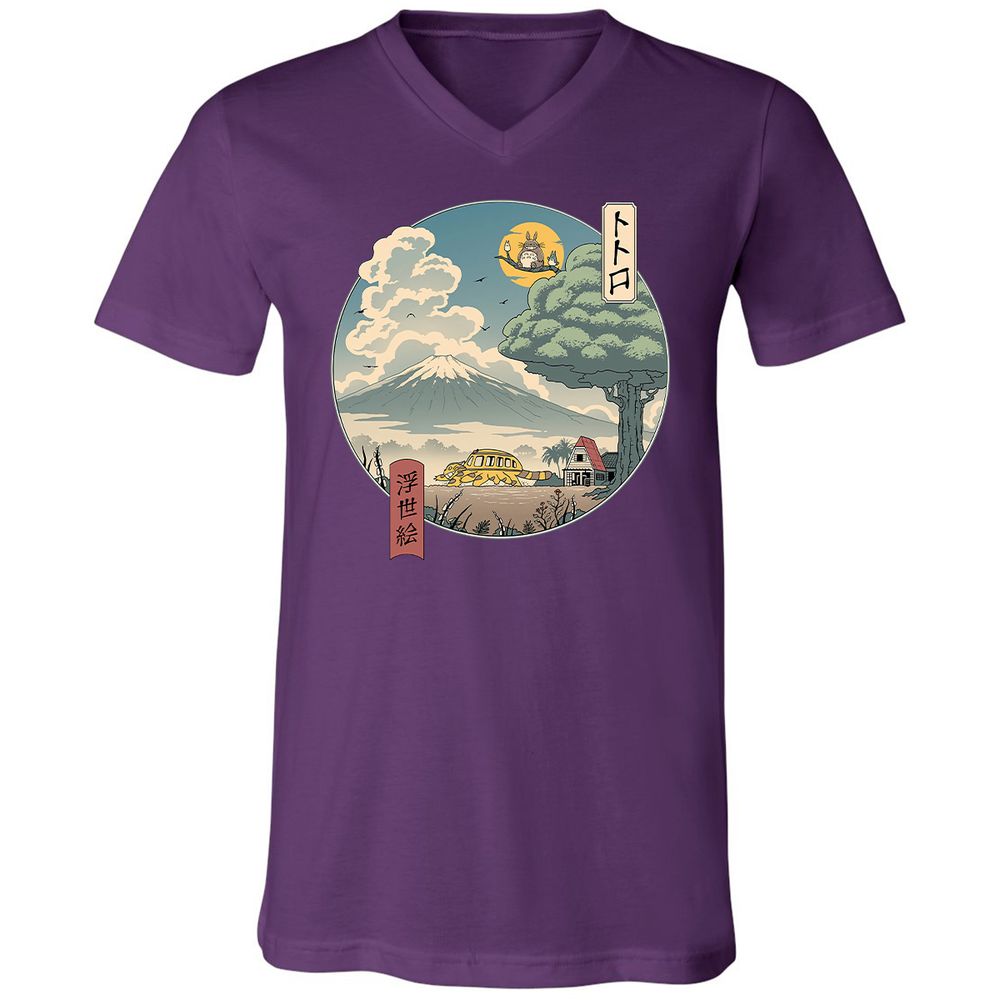 Unisex V-Neck T-Shirt - PYPC6PSB - Team Purple - 9