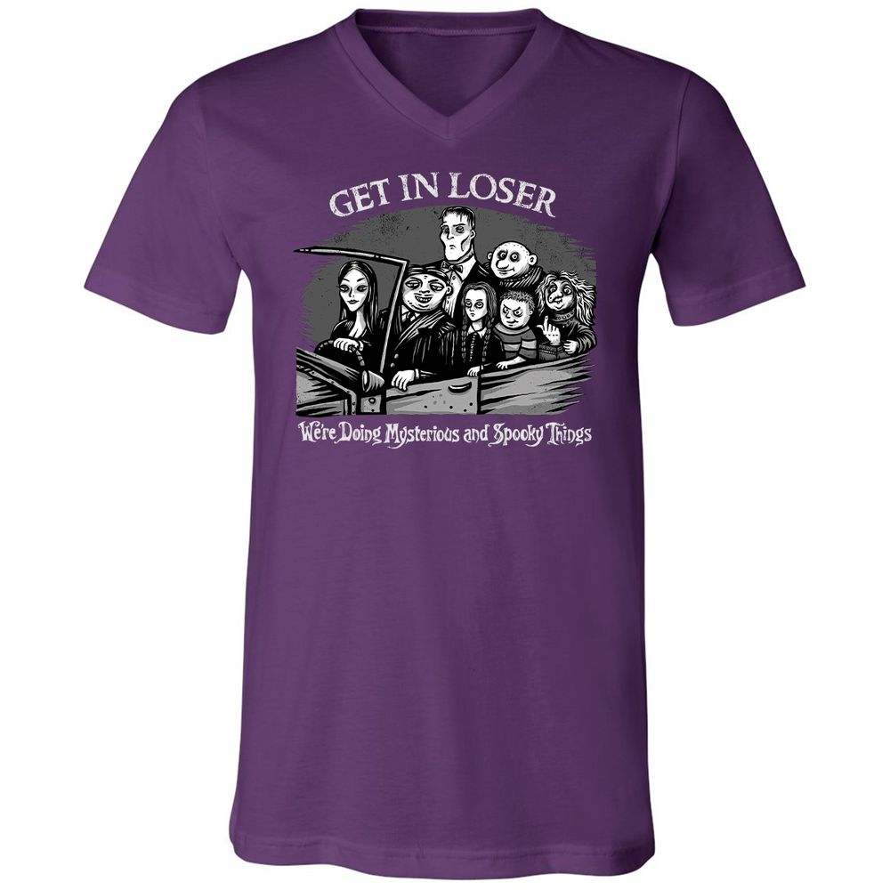 Unisex V-Neck T-Shirt - PXN9VXGB - Team Purple - 9