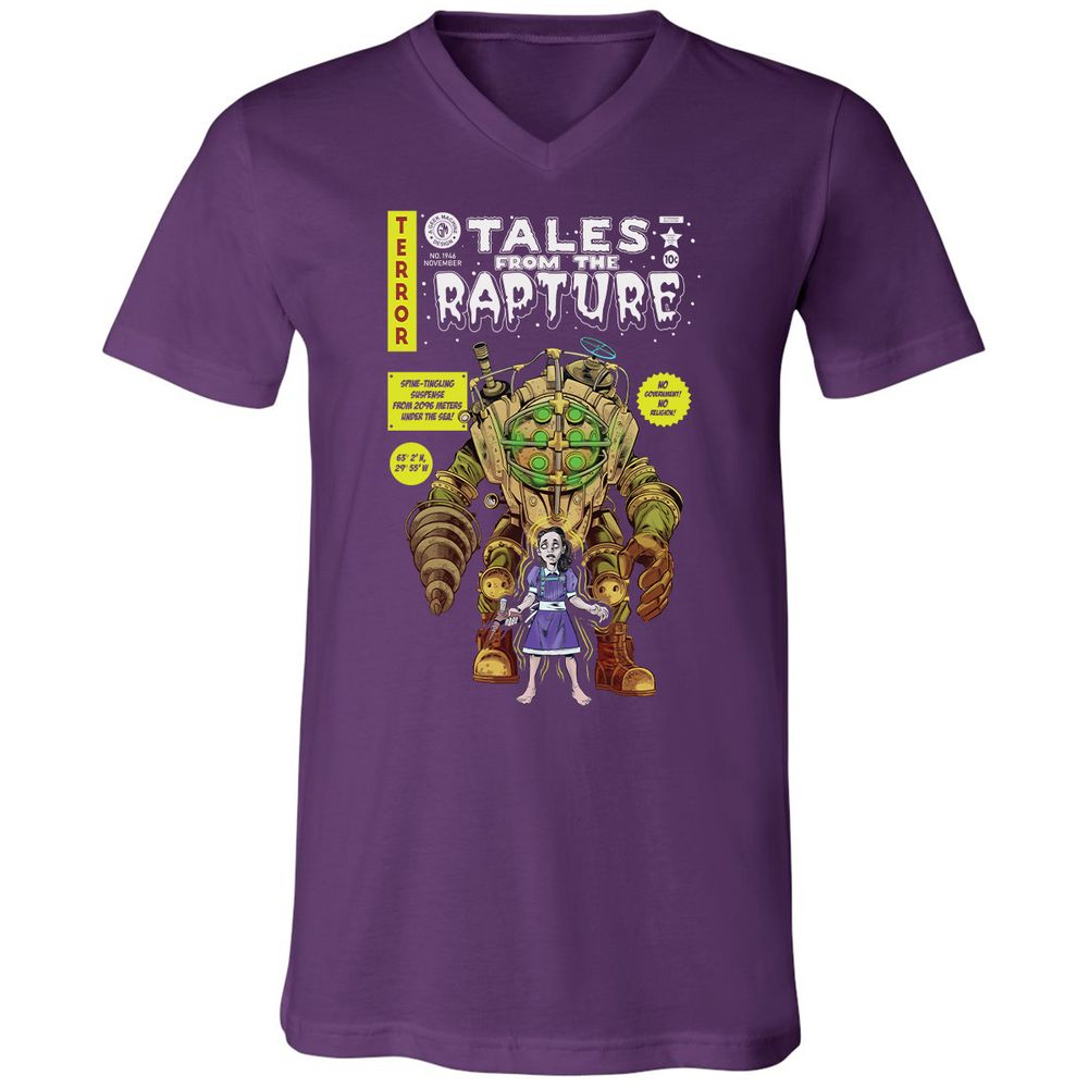Unisex V-Neck T-Shirt - 3Y83WHEP - Team Purple - 9