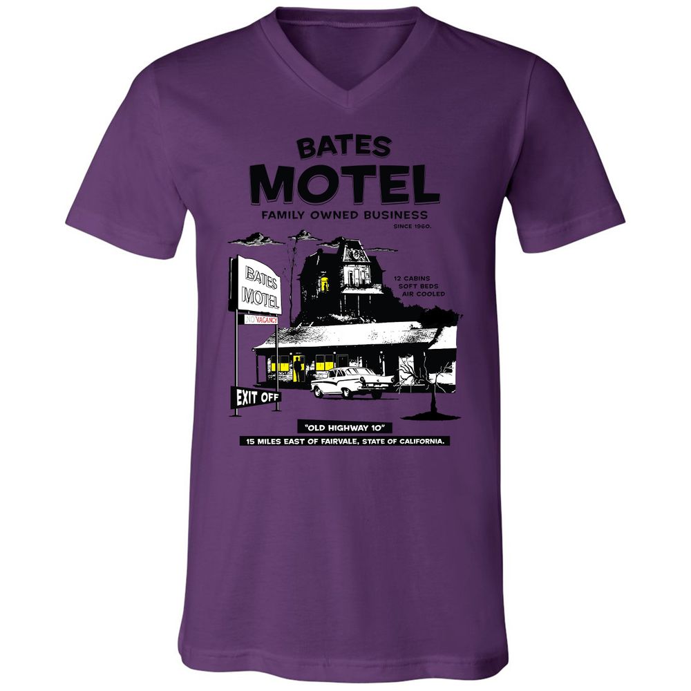 Unisex V-Neck T-Shirt - 4SB3V3FD - Team Purple - 9