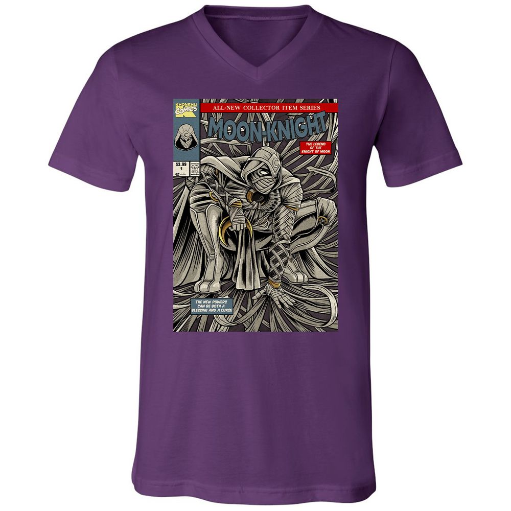 Unisex V-Neck T-Shirt - 6NP21XXF - Team Purple - 9