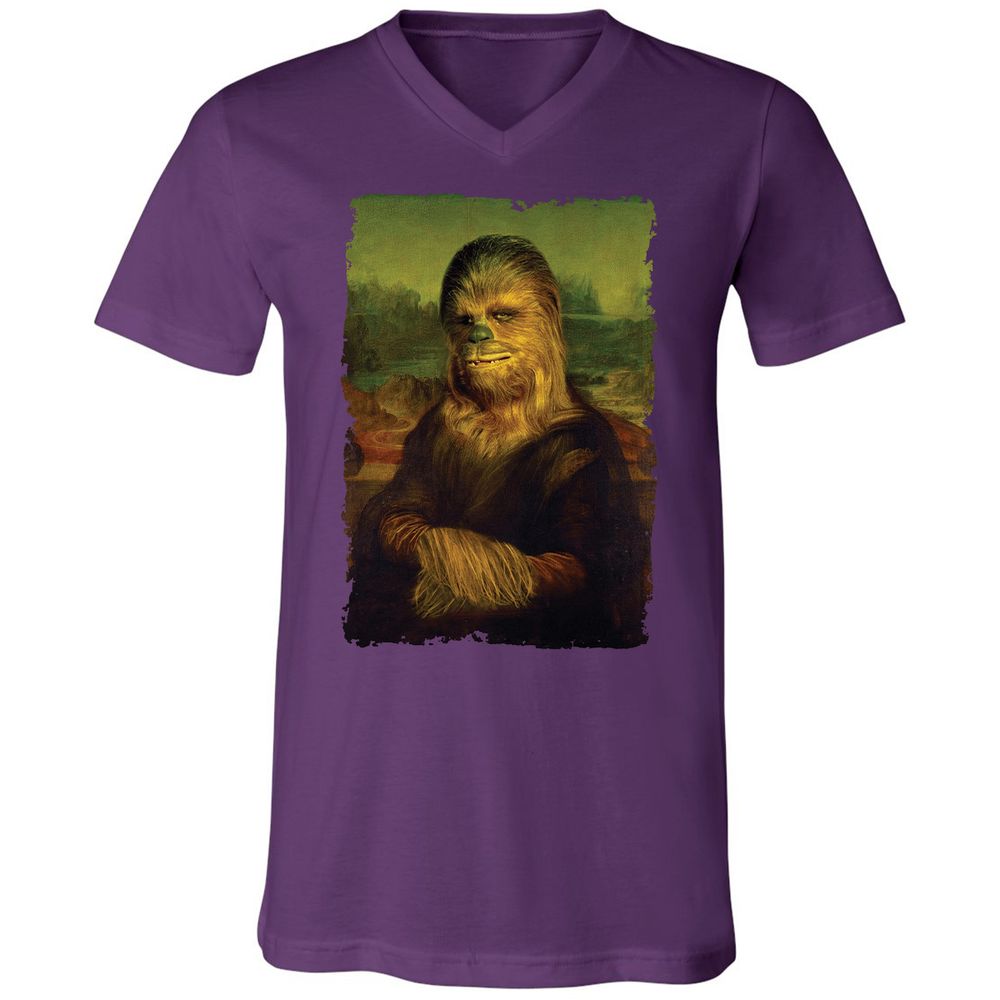 Unisex V-Neck T-Shirt - 49V8AQL4 - Team Purple - 9