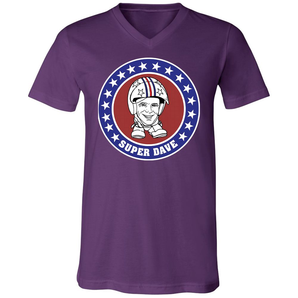 Unisex V-Neck T-Shirt - ULX71FAG - Team Purple - 9