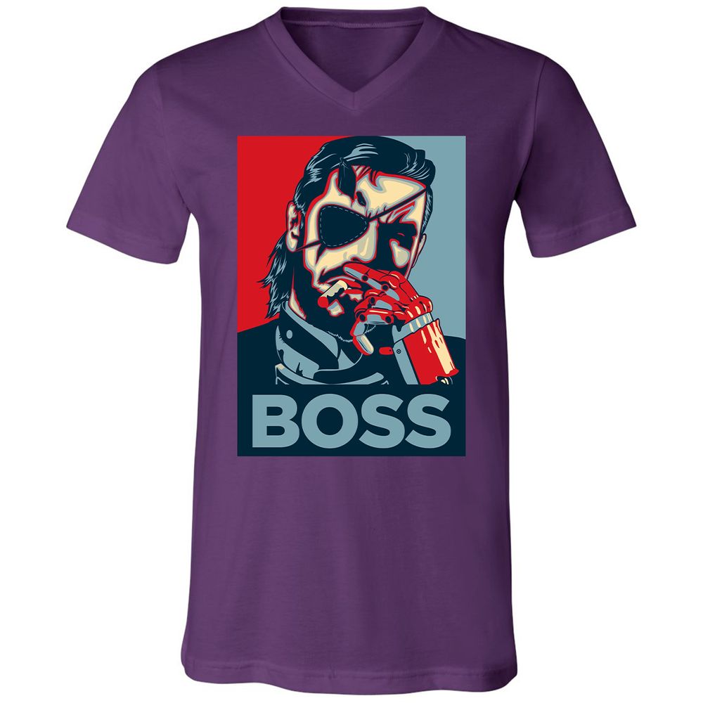 Unisex V-Neck T-Shirt - N463BMAT - Team Purple - 9