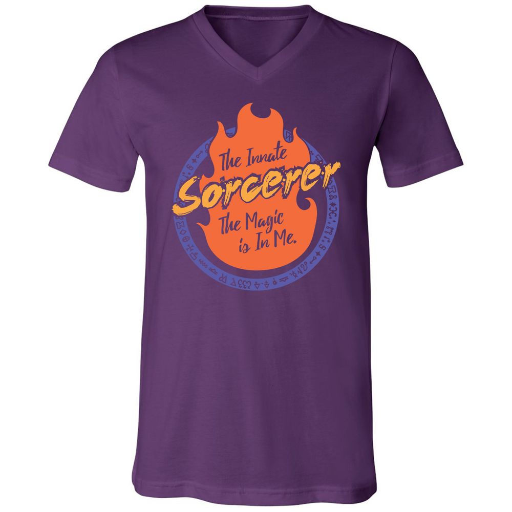 Unisex V-Neck T-Shirt - SZA8LFXD - Team Purple - 9
