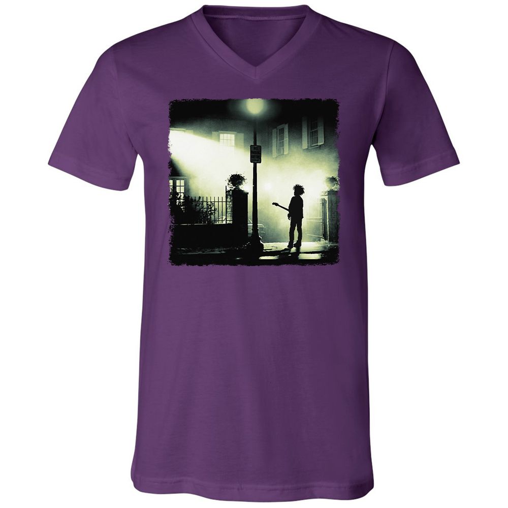 Unisex V-Neck T-Shirt - HYX4YM3F - Team Purple - 9