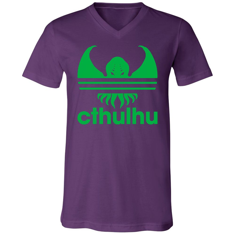 Unisex V-Neck T-Shirt - M79YEUF1 - Team Purple - 9
