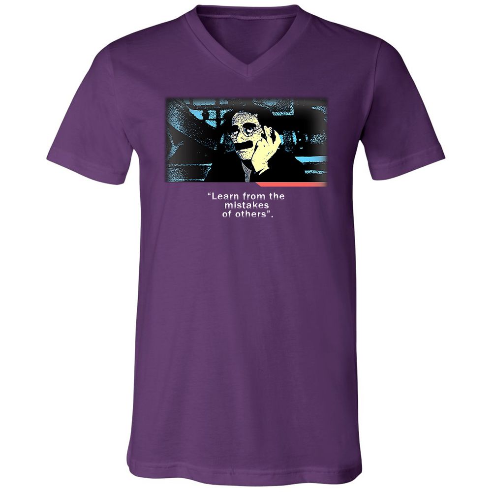 Unisex V-Neck T-Shirt - XW3481BG - Team Purple - 9