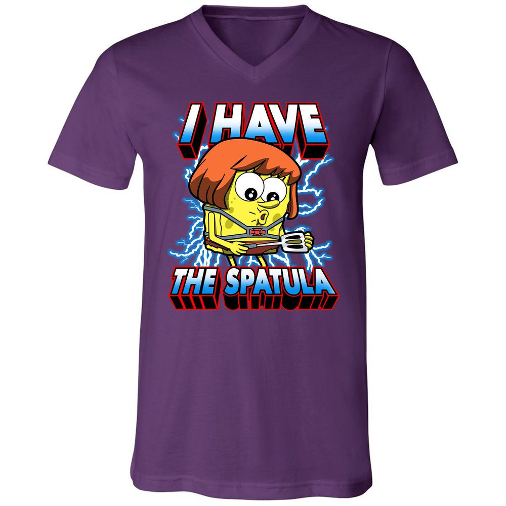 Unisex V-Neck T-Shirt - W44GA4GB - Team Purple - 9