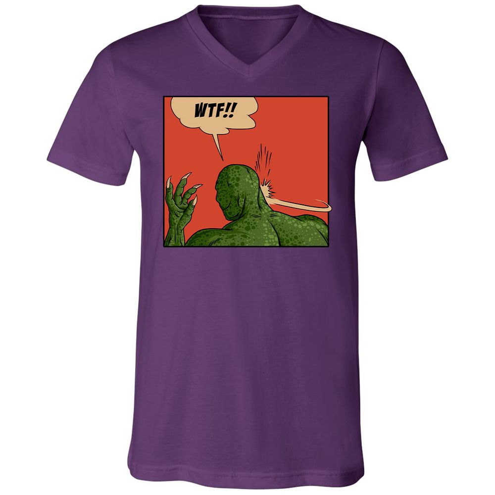 Unisex V-Neck T-Shirt - UXC267KC - Team Purple - 9