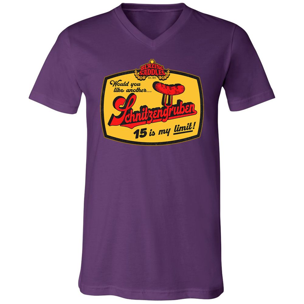 Unisex V-Neck T-Shirt - BSTA7B6U - Team Purple - 9
