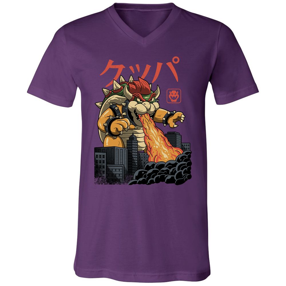 Unisex V-Neck T-Shirt - 42948HVS - Team Purple - 9