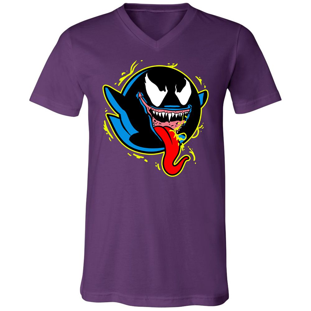Unisex V-Neck T-Shirt - PJPCYZ2X - Team Purple - 9