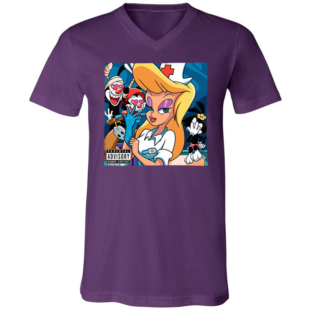 Unisex V-Neck T-Shirt - 94YTS377 - Team Purple - 9