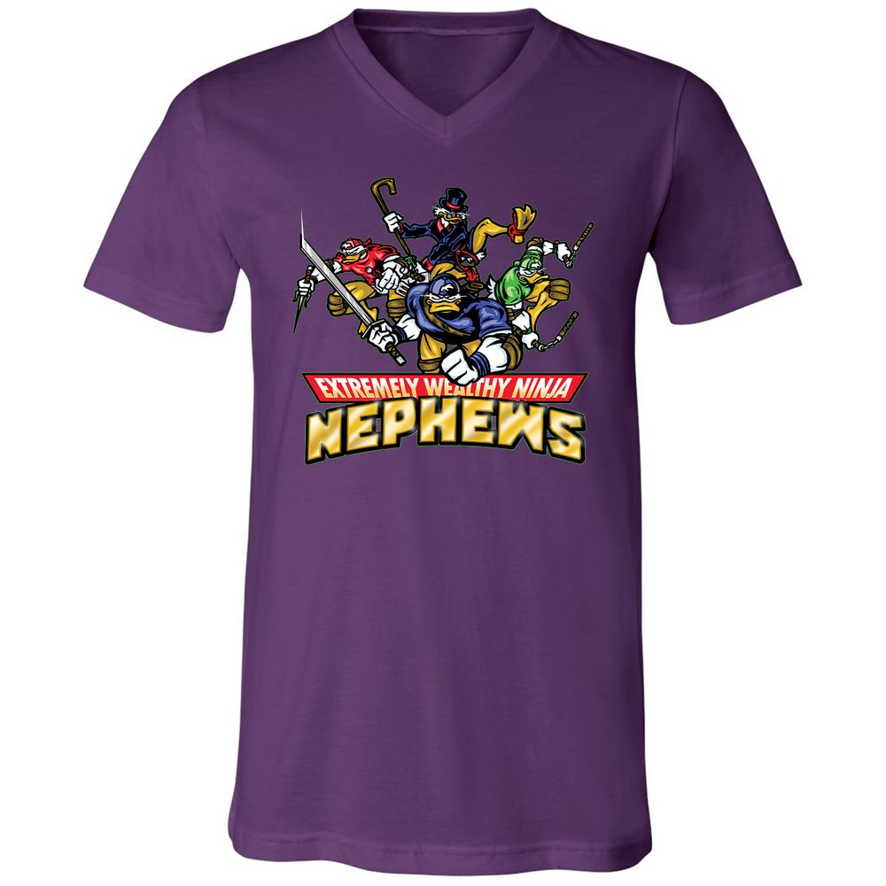 Unisex V-Neck T-Shirt - VZZY31PT - Team Purple - 9