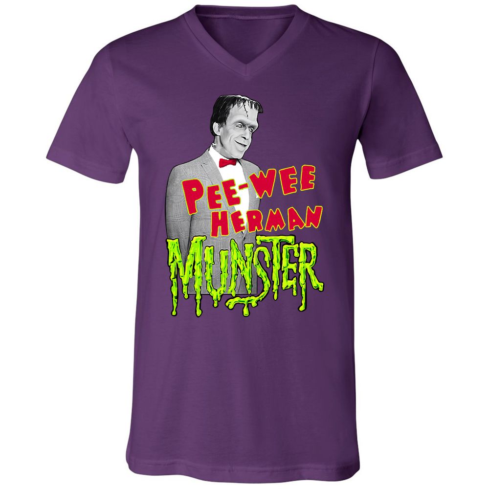 Unisex V-Neck T-Shirt - WEEKLD2D - Team Purple - 9