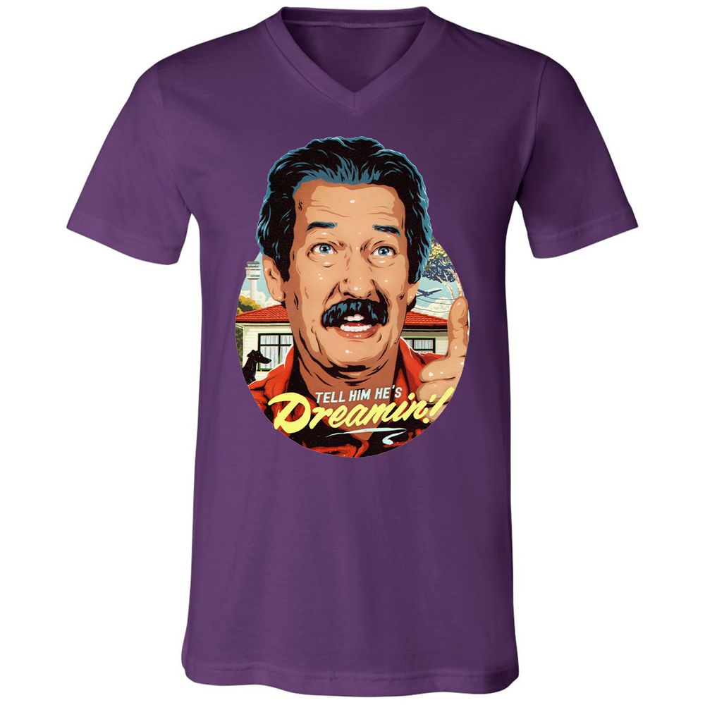 Unisex V-Neck T-Shirt - 34PLQZ3D - Team Purple - 9