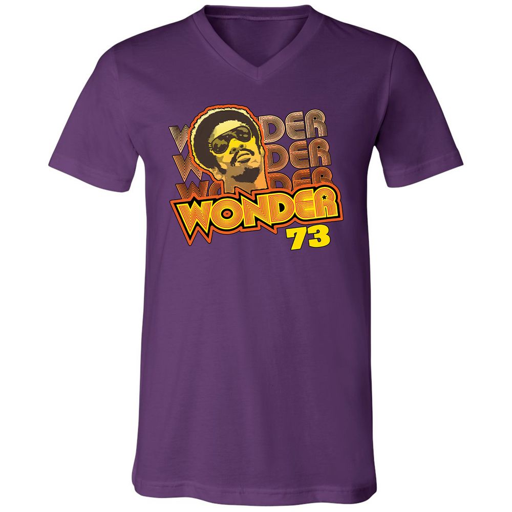 Unisex V-Neck T-Shirt - 9AJ3TCNM - Team Purple - 9