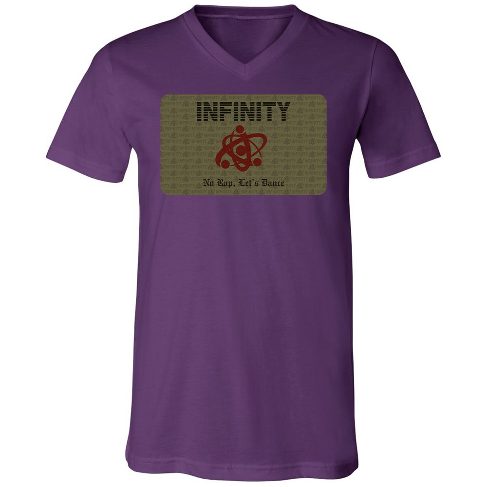 Unisex V-Neck T-Shirt - Y1PE59QF - Team Purple - 9