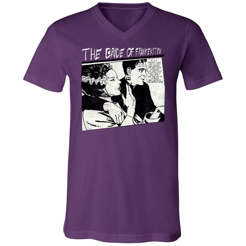Unisex V-Neck T-Shirt - UR997JAH - Team Purple - 9