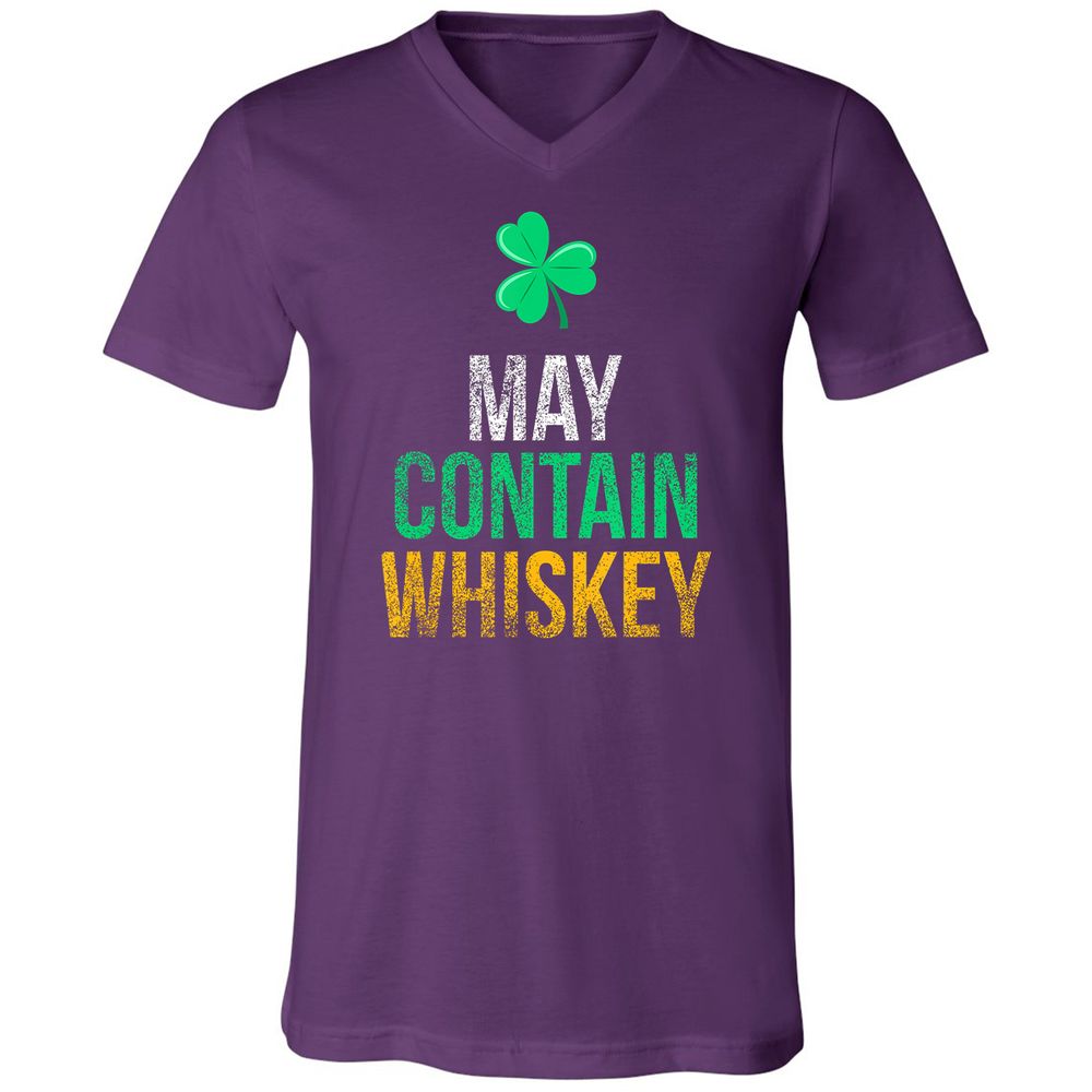 Unisex V-Neck T-Shirt - 44SP497V - Team Purple - 9