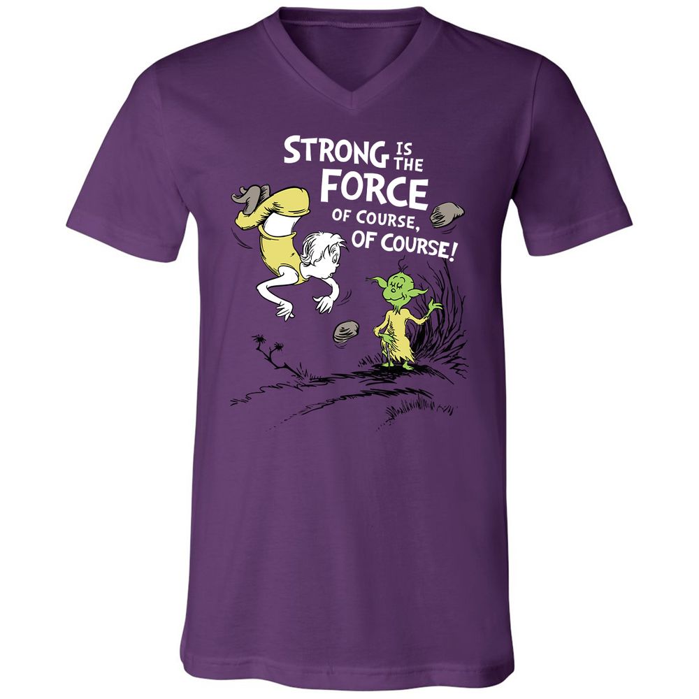 Unisex V-Neck T-Shirt - LK5N721B - Team Purple - 9