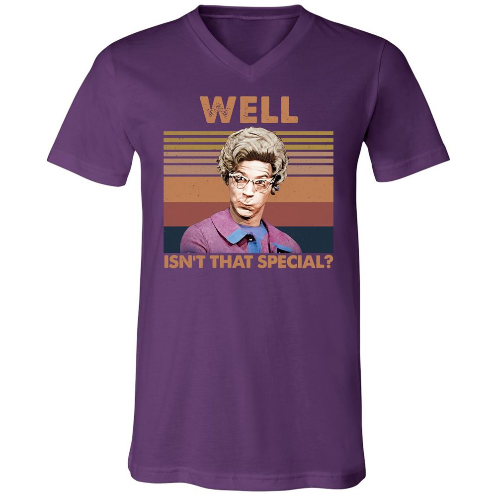 Unisex V-Neck T-Shirt - V7VGEPTP - Team Purple - 9