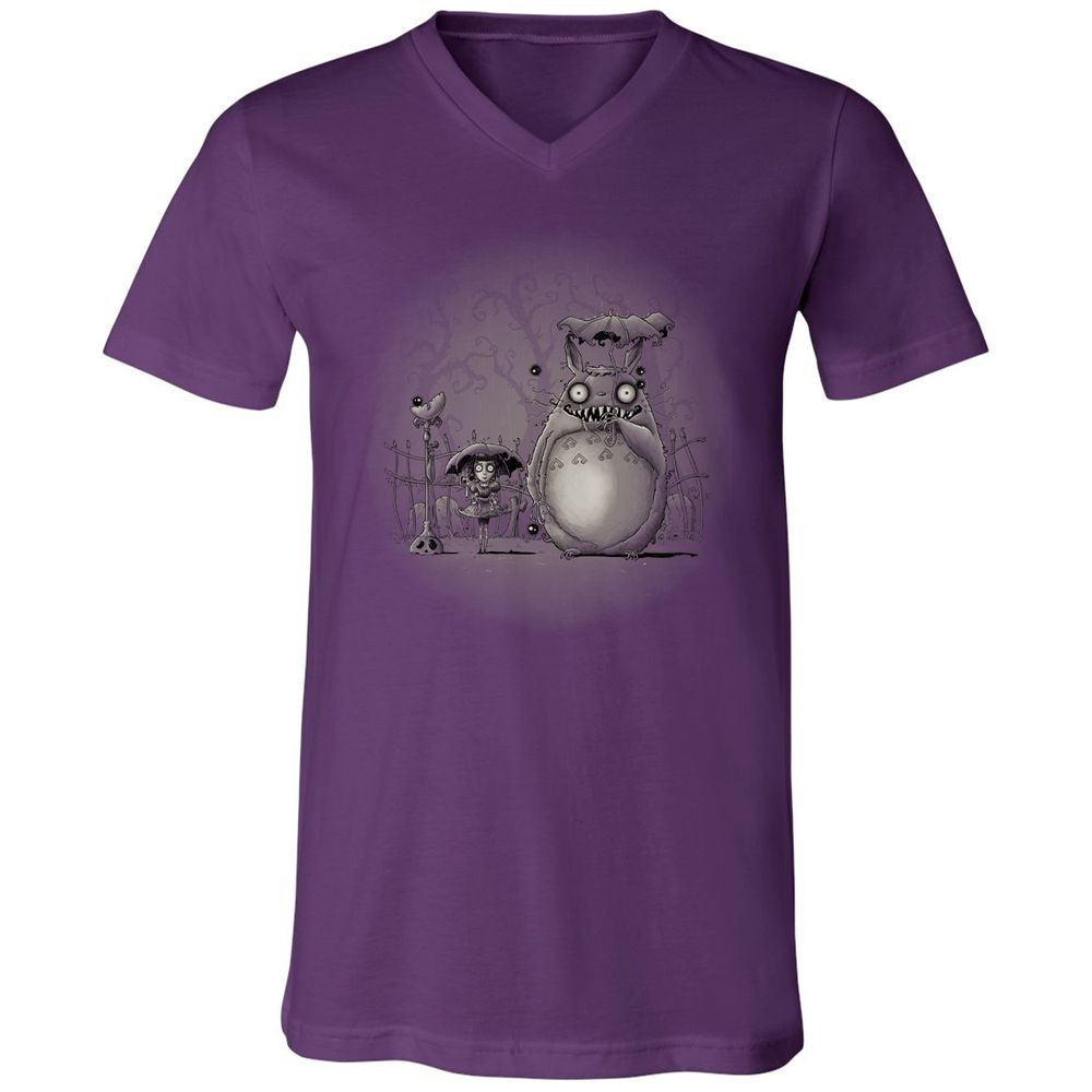 Unisex V-Neck T-Shirt - LVEWHV67 - Team Purple - 9