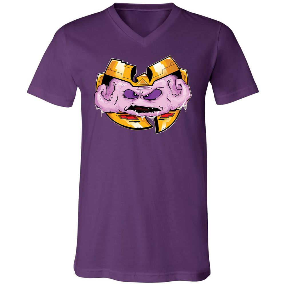 Unisex V-Neck T-Shirt - JXWFNFY1 - Team Purple - 9