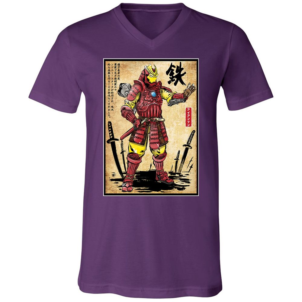 Unisex V-Neck T-Shirt - S6ZL713P - Team Purple - 9