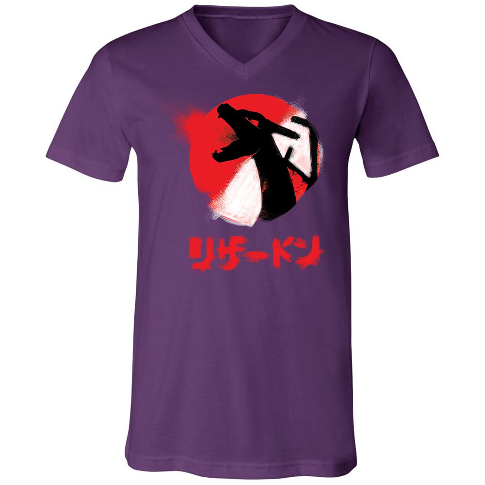 Unisex V-Neck T-Shirt - BWDK7NBD - Team Purple - 9